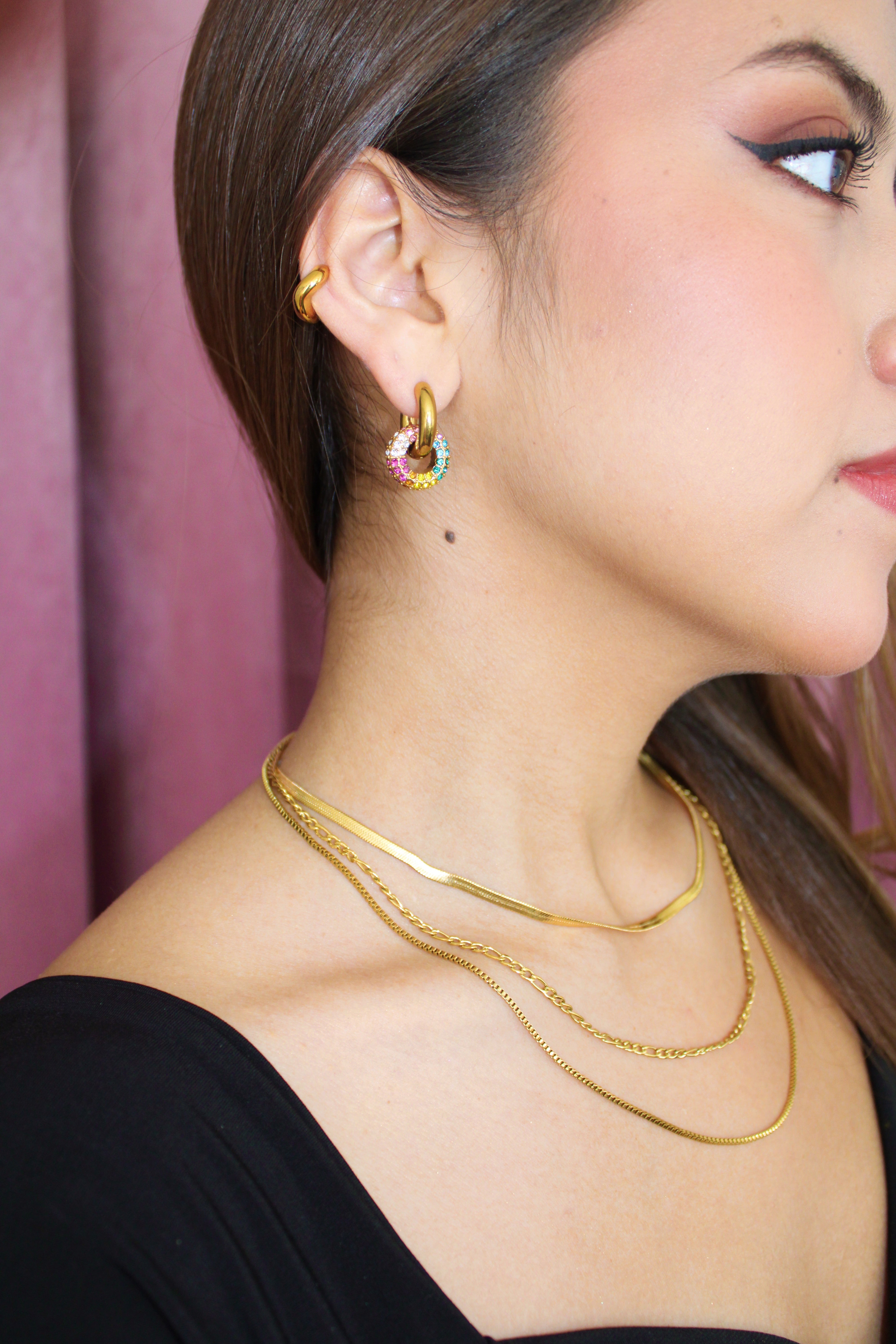 COLLAR TRIPLE DORADO PREORDEN