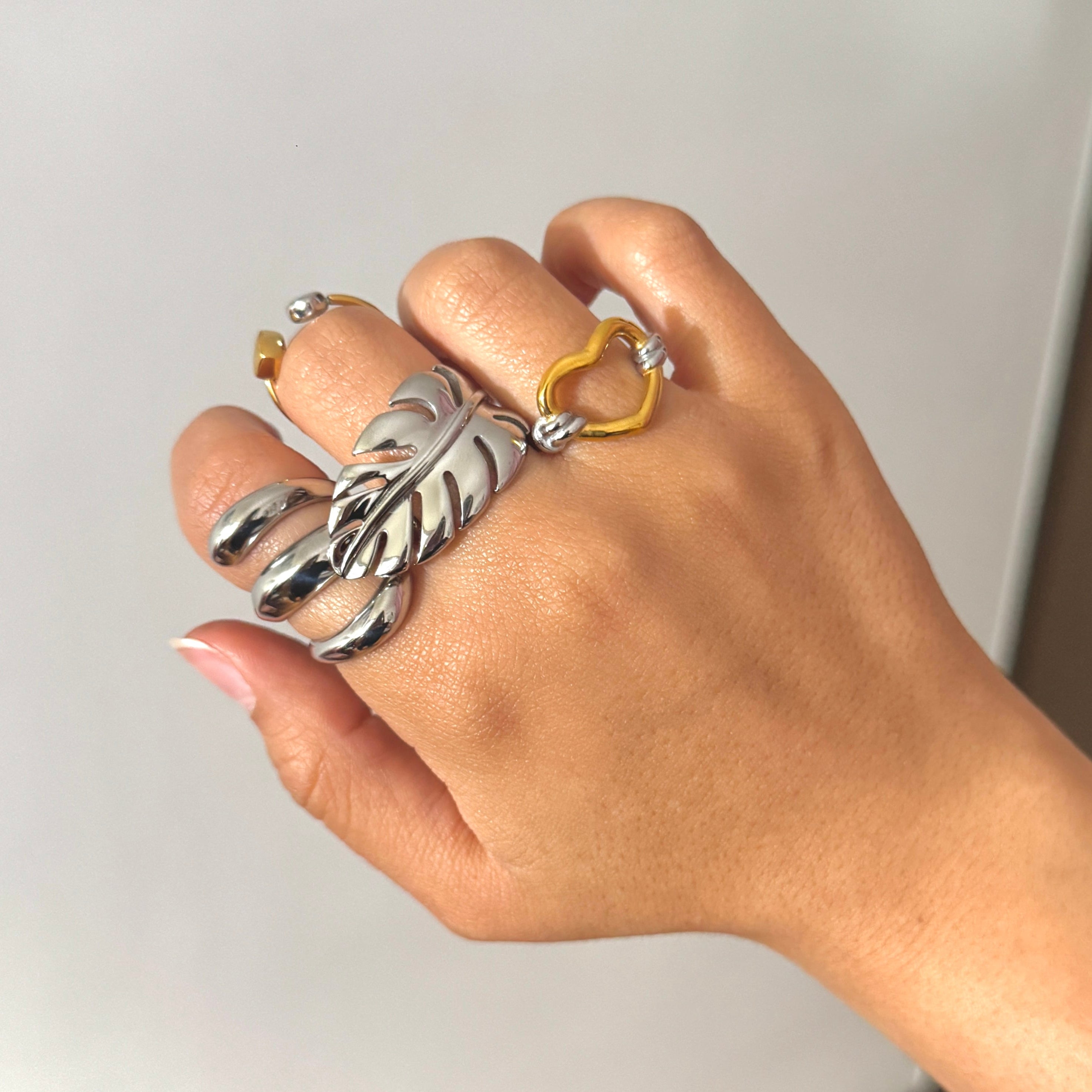 MAXI ANILLO HOJA