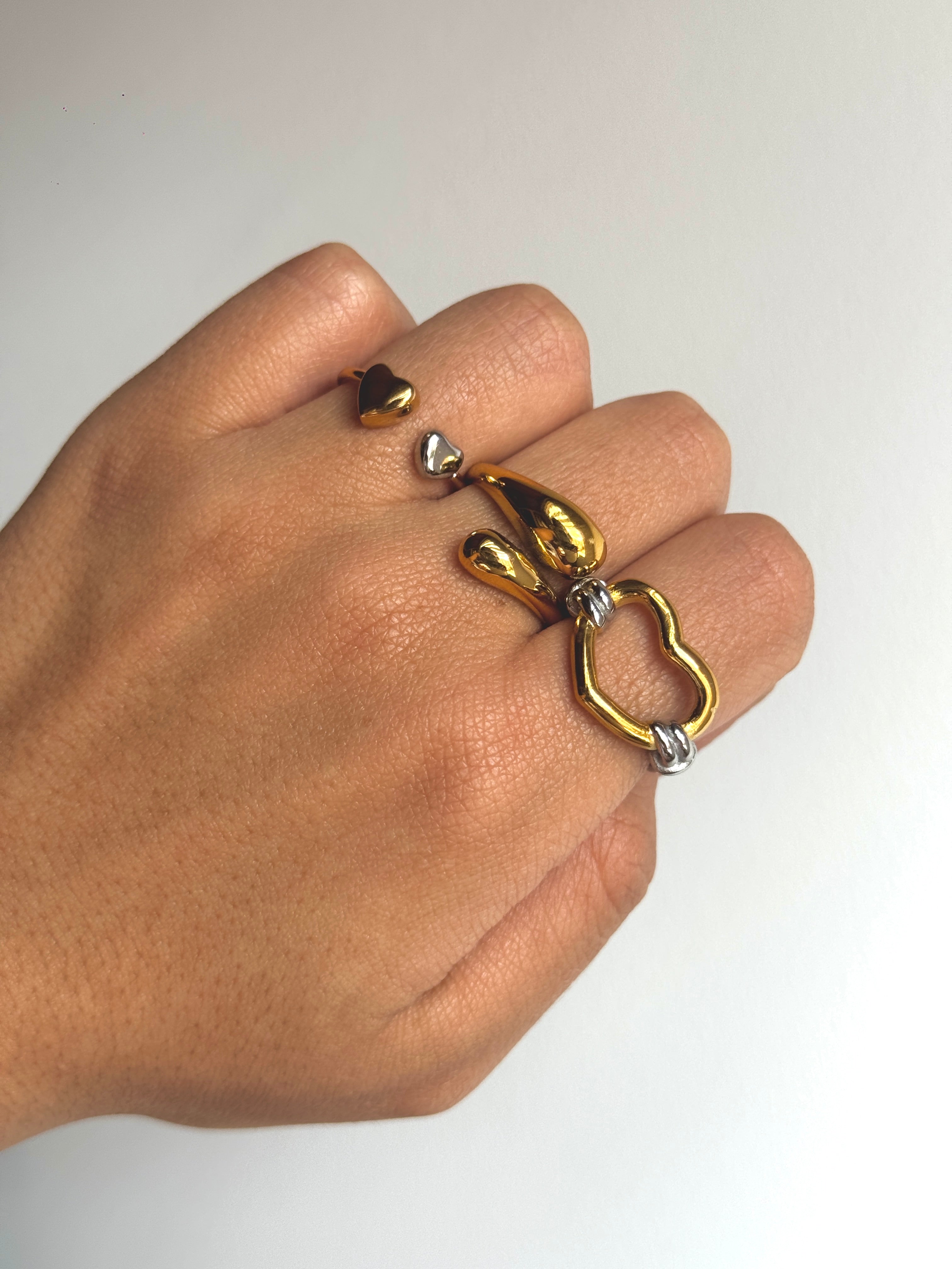 ANILLO DORADO DOBLE