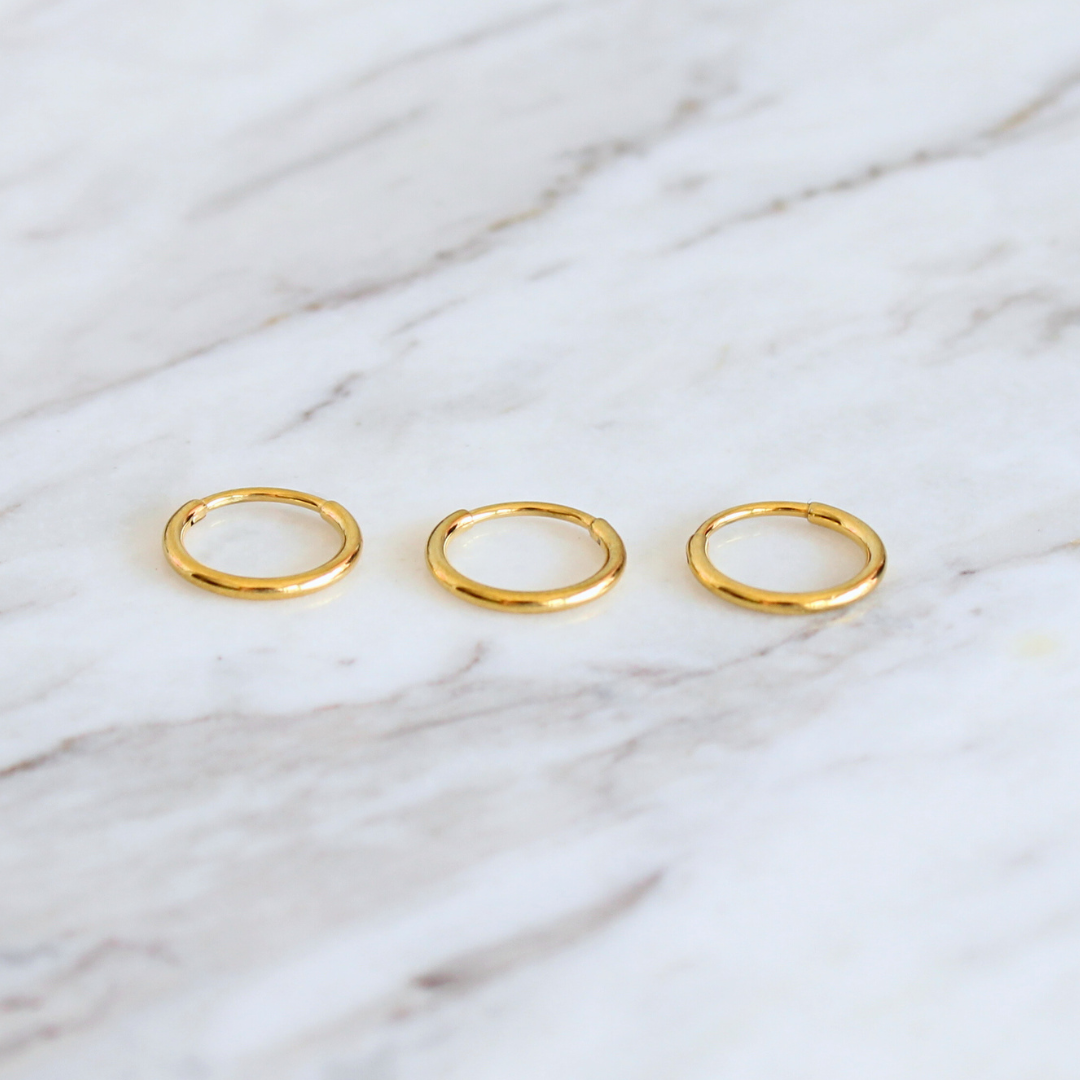 Argolla clicker sin fin en acero