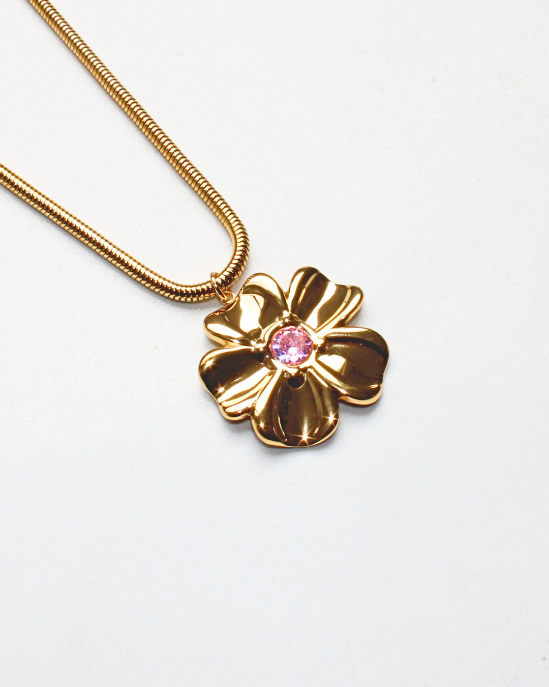 COLLAR SNAKEY CON FLOR