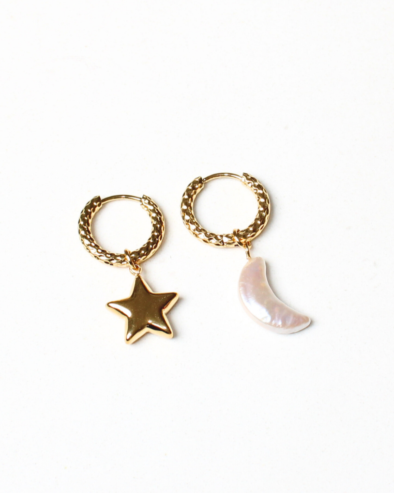HOOPS DE ESTRELLA Y LUNA