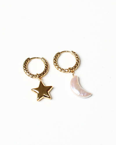 HOOPS DE ESTRELLA Y LUNA