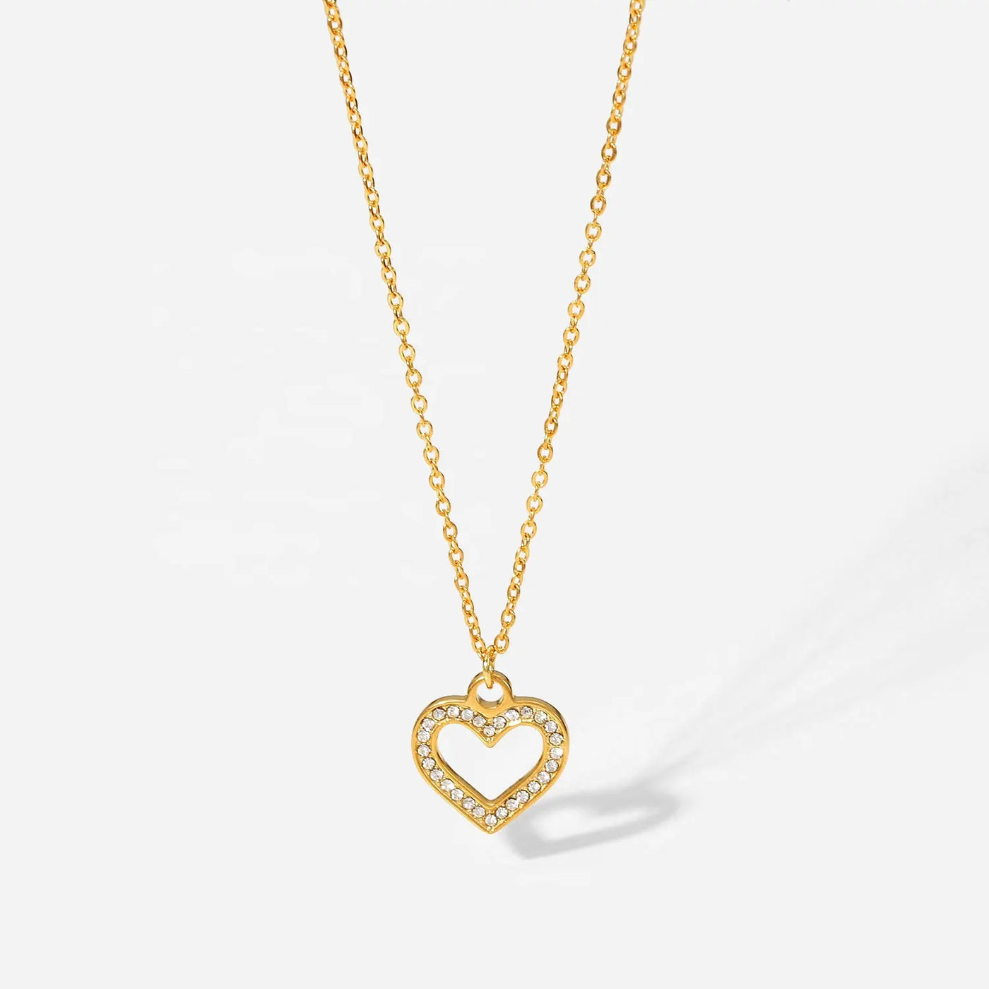 COLLAR CORAZÓN CON CIRCONITAS