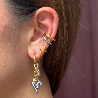 HOOPS CON CADENAS DE CORAZÓN Y CANDADO